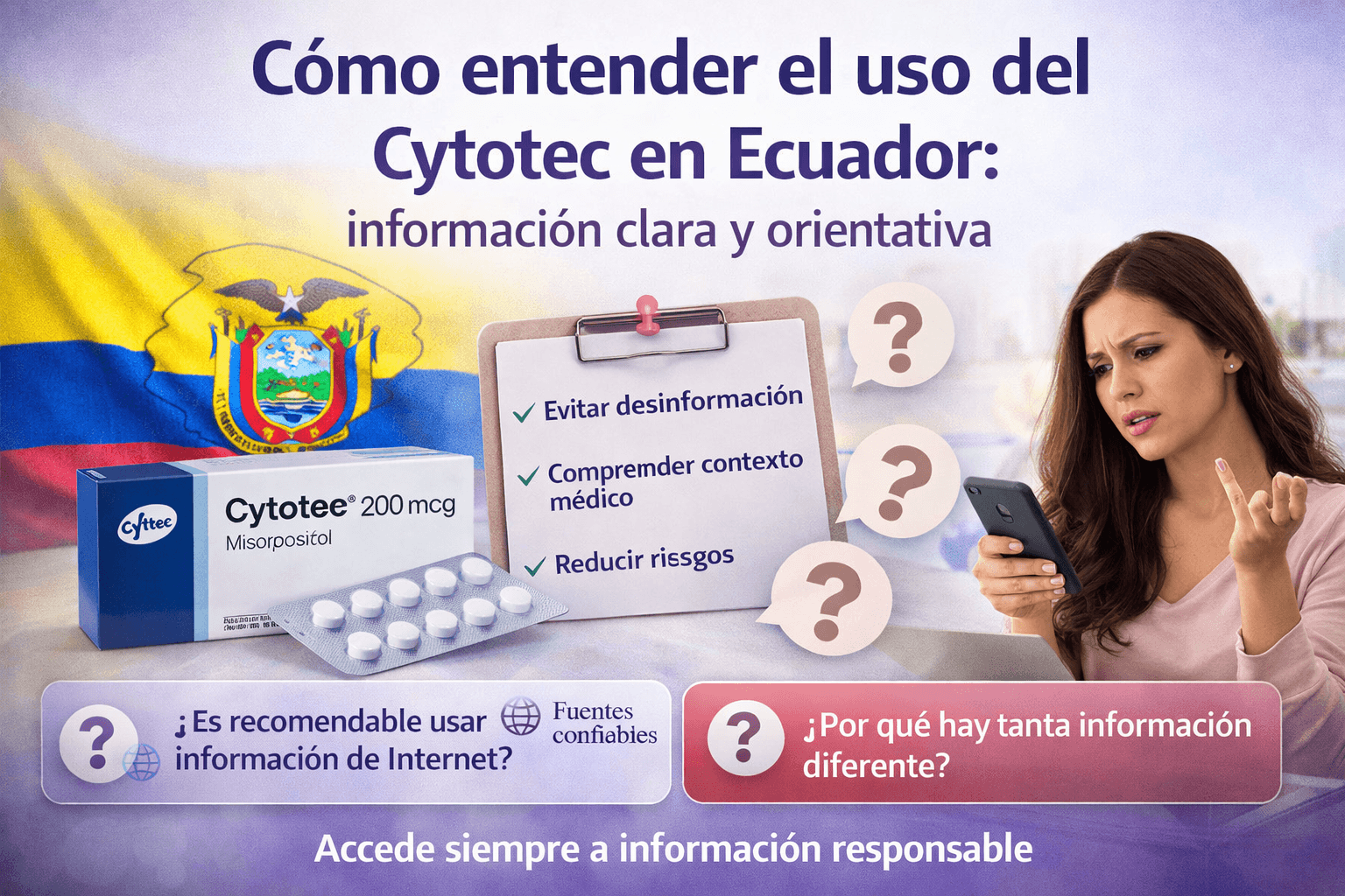Cómo entender el uso del Cytotec en Ecuador