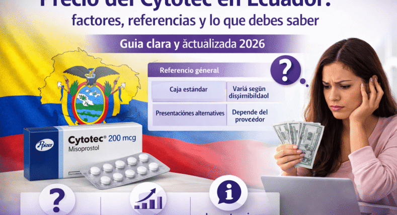 Precio del Cytotec en Ecuador
